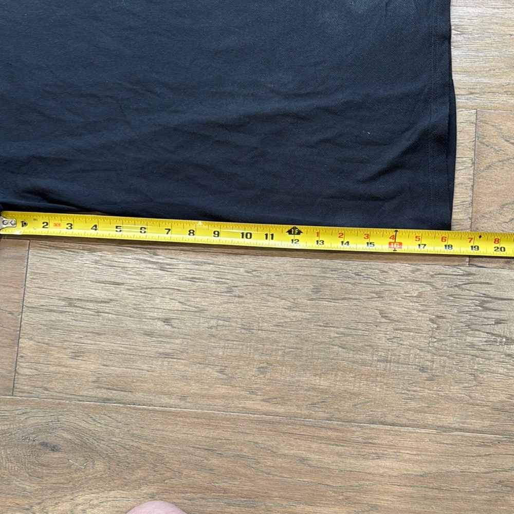 Adidas Black Polo Shirt with Iconic Stripes DC United Size Medium - Picture 6 of 9